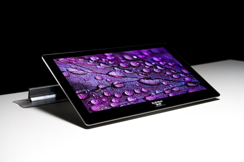 High-tech gaming interface with vibrant colors and interactive elements
