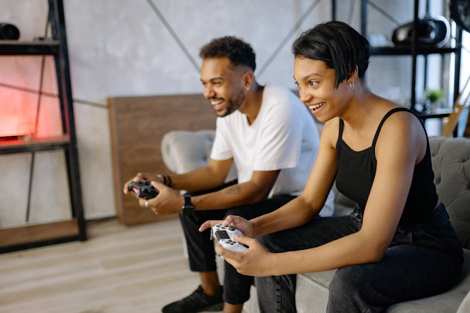 Players enjoying multiplayer gaming experience with friends